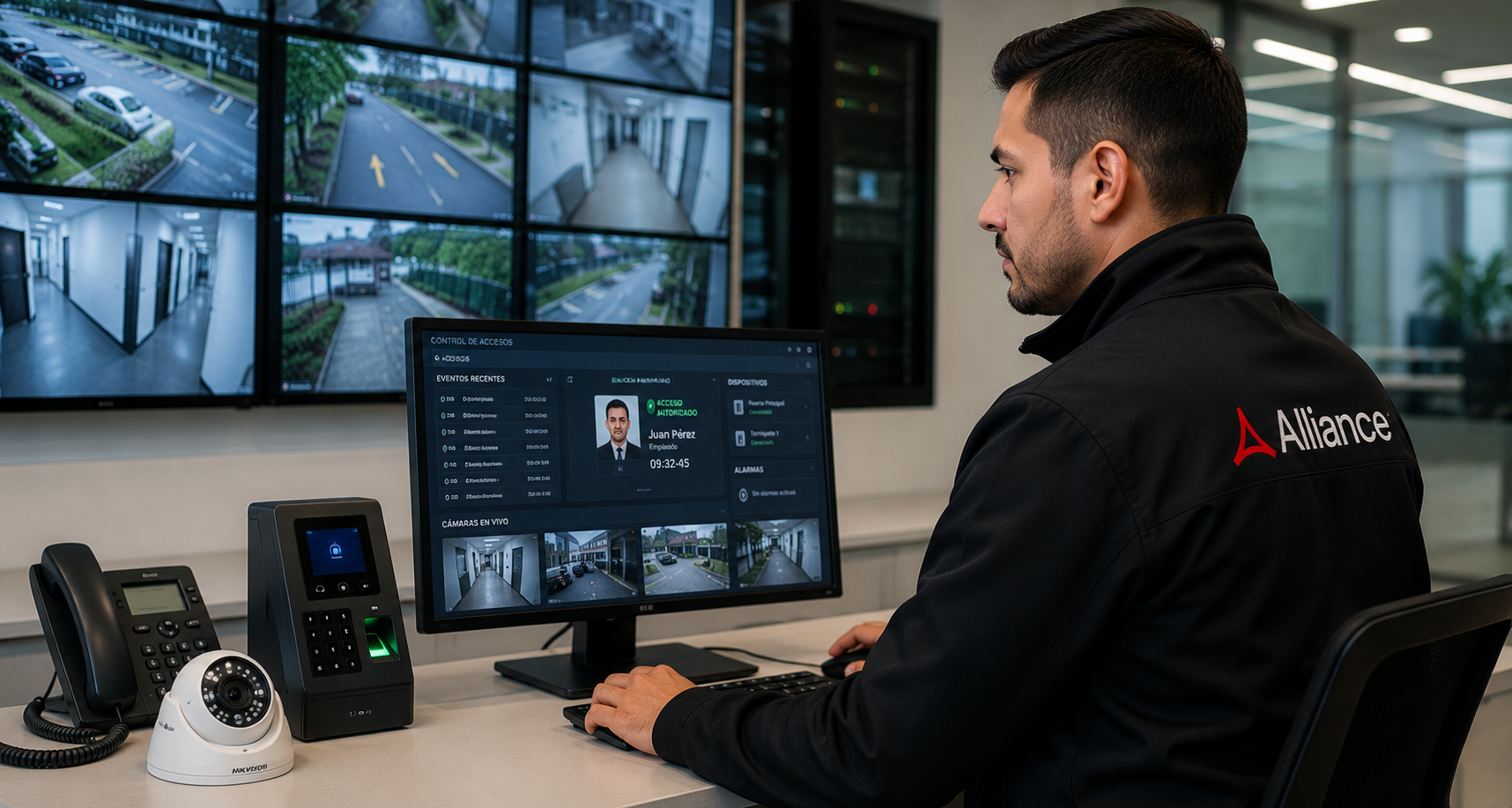 Seguridad electrónica: CCTV y control de acceso para empresas